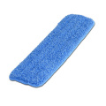 Microfiber Floor Pads, 18", Blue, Pack Of 10 Pads